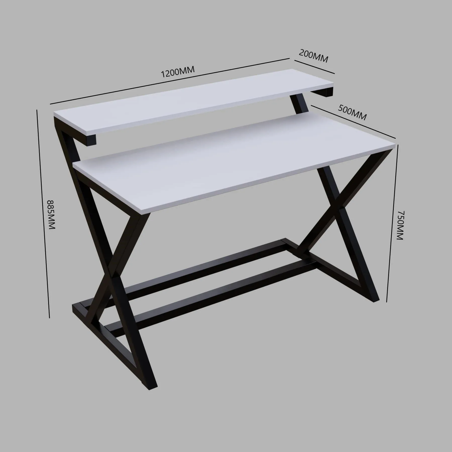 Austin study table in Beige finish