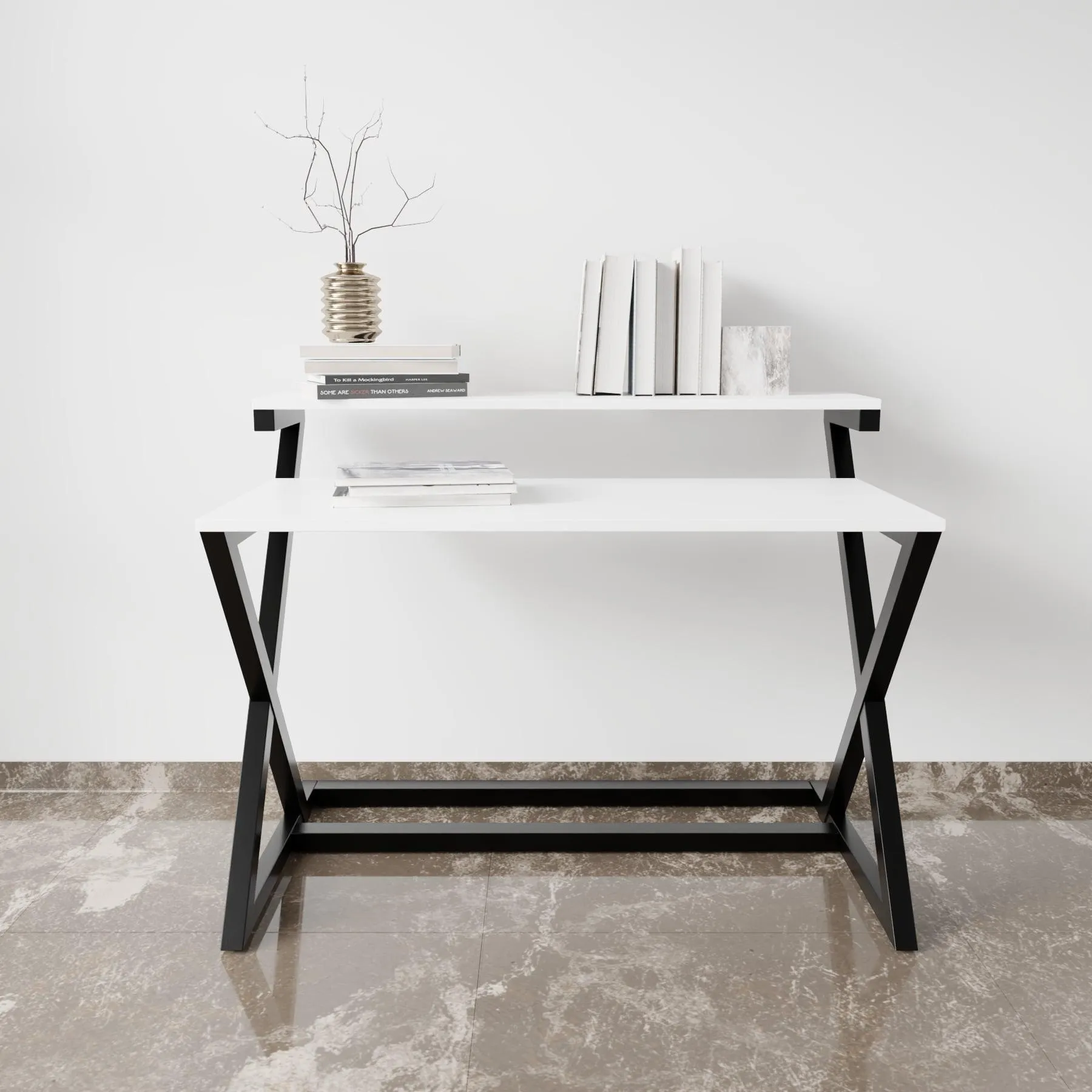 Austin study table in Beige finish