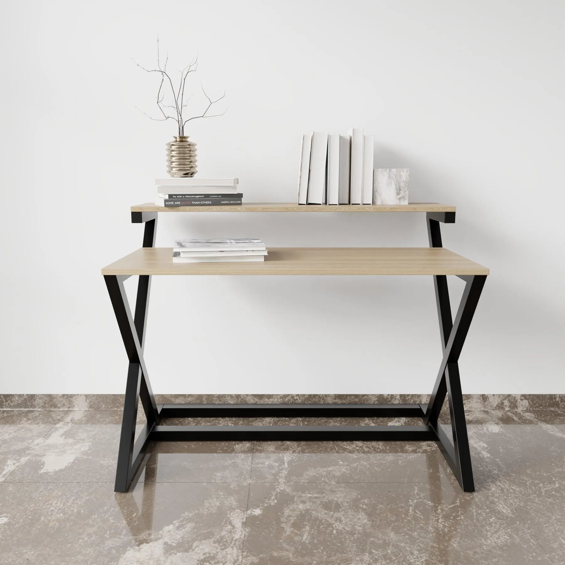 Austin study table in Beige finish