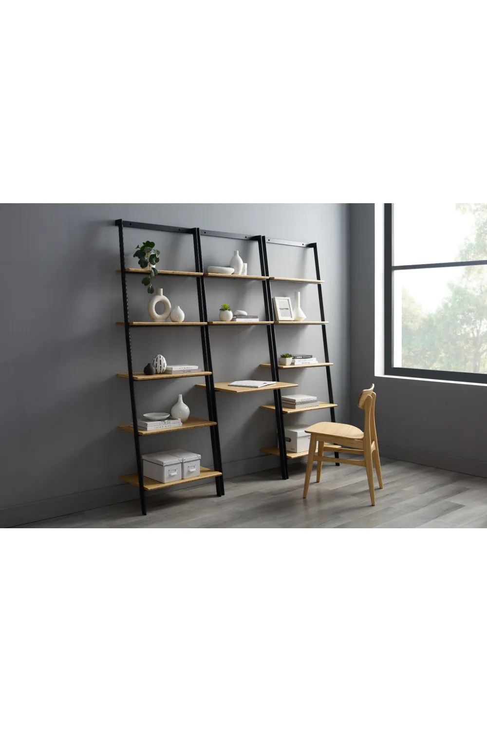Bamboo Industrial Leaning Desk | Greenington Santa Cruz