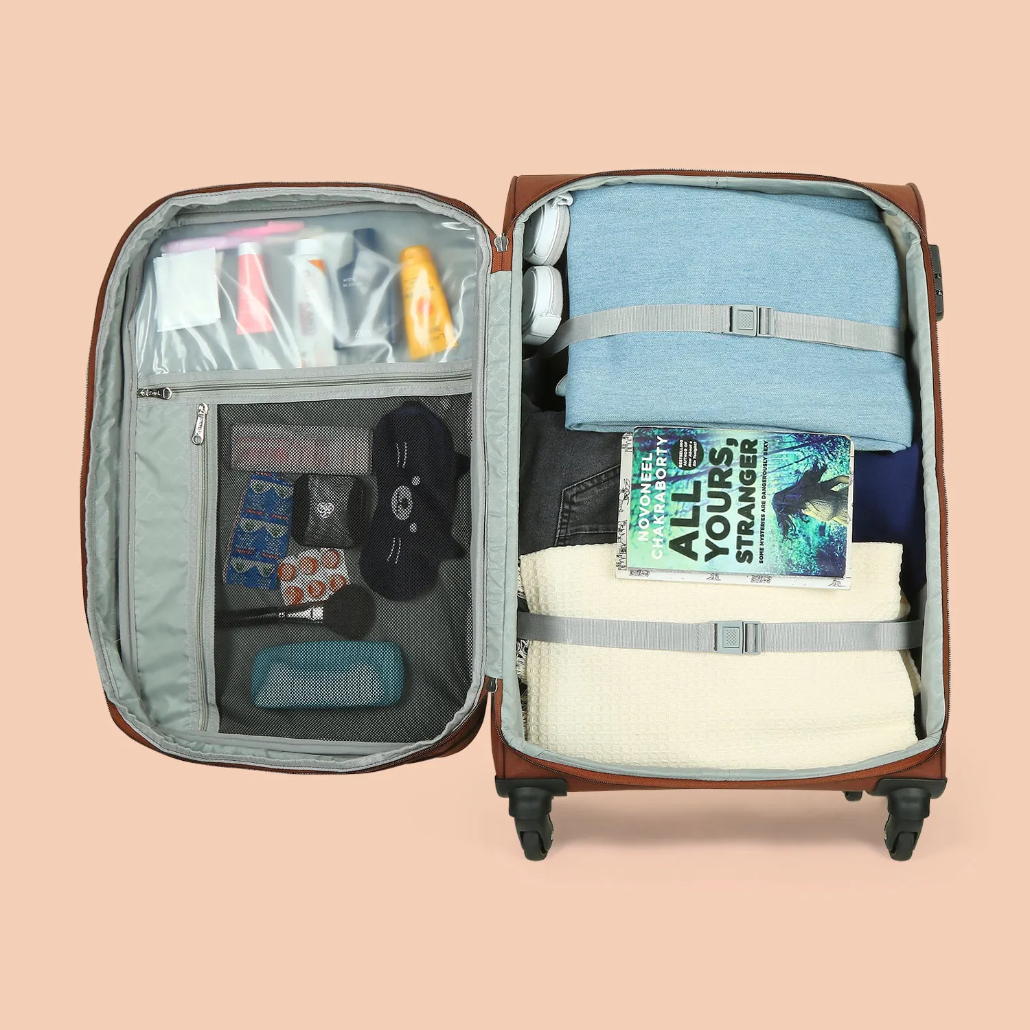 Banaras Elegance Saira Trolley Bag