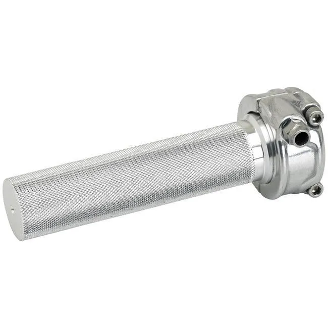 Biltwell Cast Whiskey Throttle 1" Single - Polished