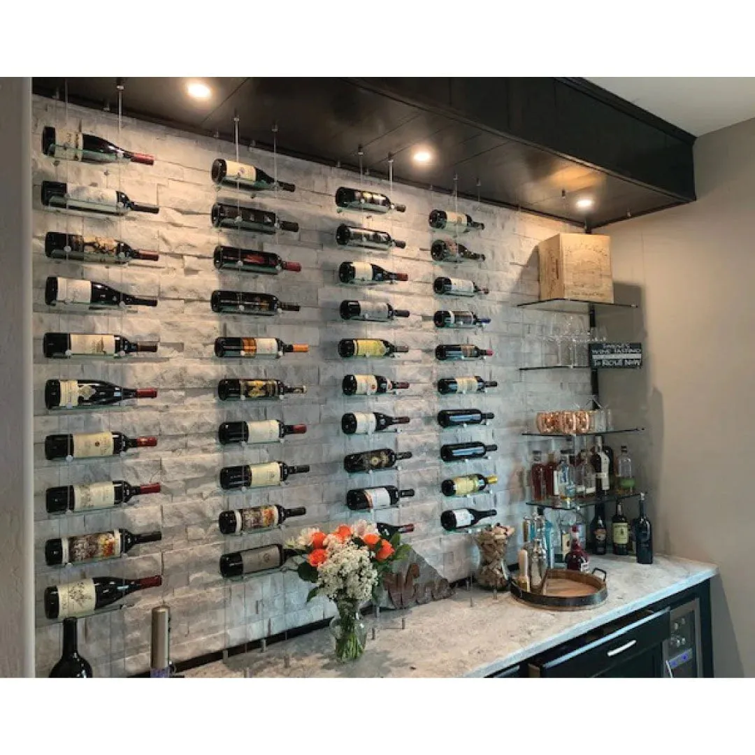 Blue Grouse 6 Bottle Float Cable Wine Racking Display Kit