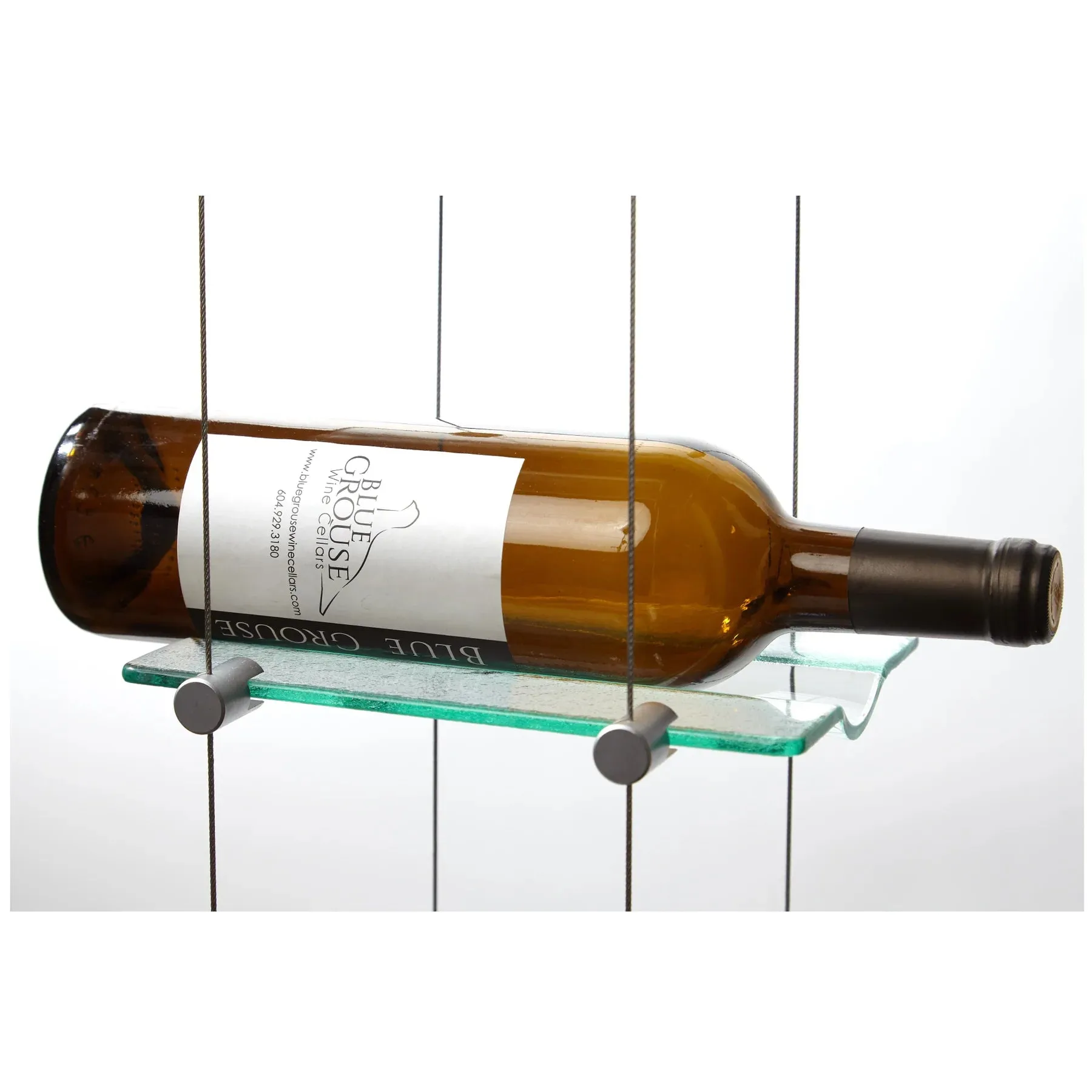 Blue Grouse 6 Bottle Float Cable Wine Racking Display Kit