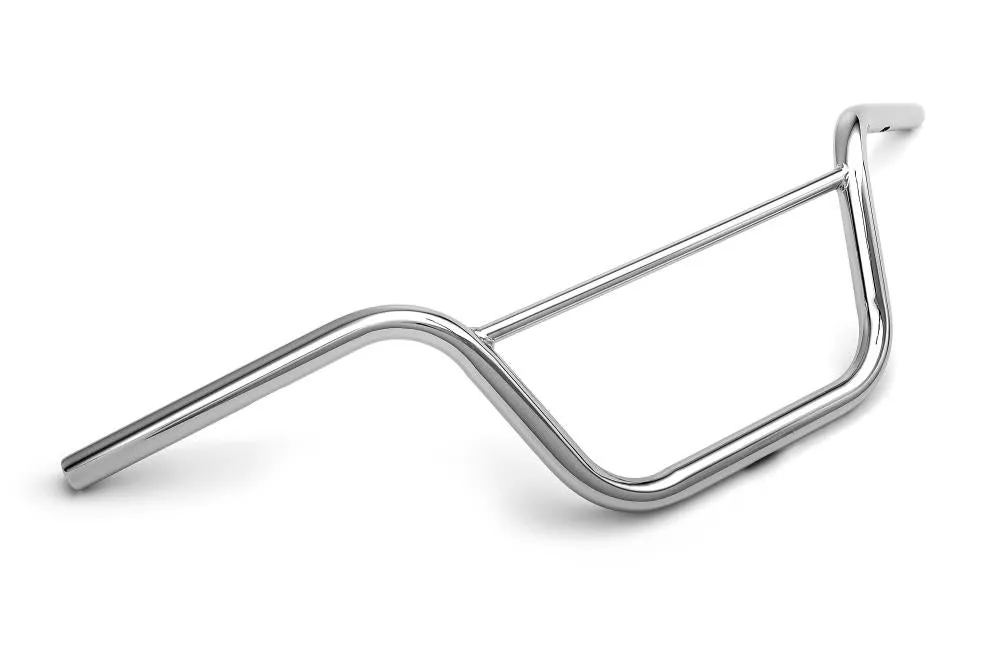 BMX 20 Handlebars -1 inch (25mm) Chrome - Highway Hawk H55-4102