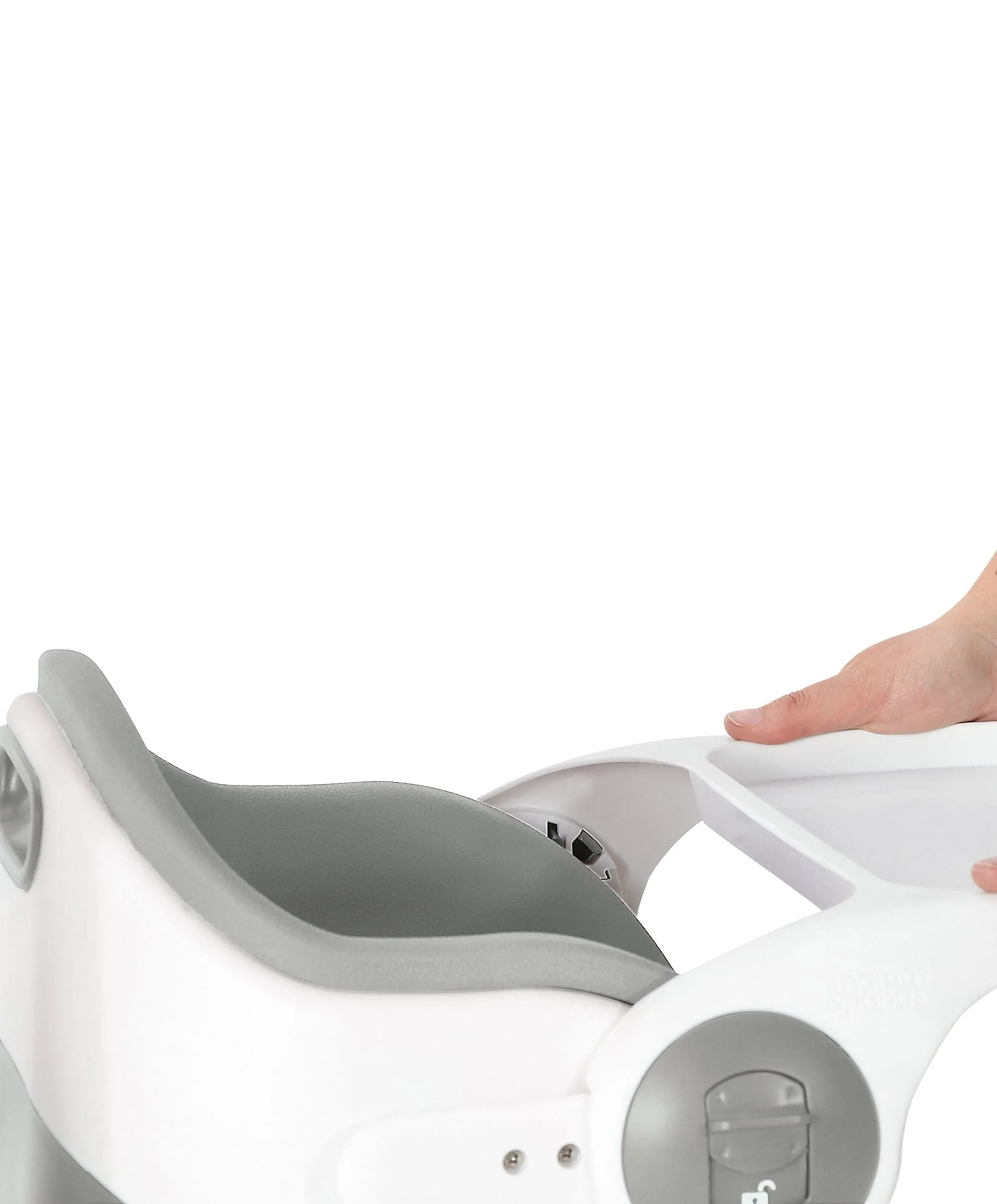 Bud 2-in-1 Booster Seat with Activity Tray - Pebble Grey