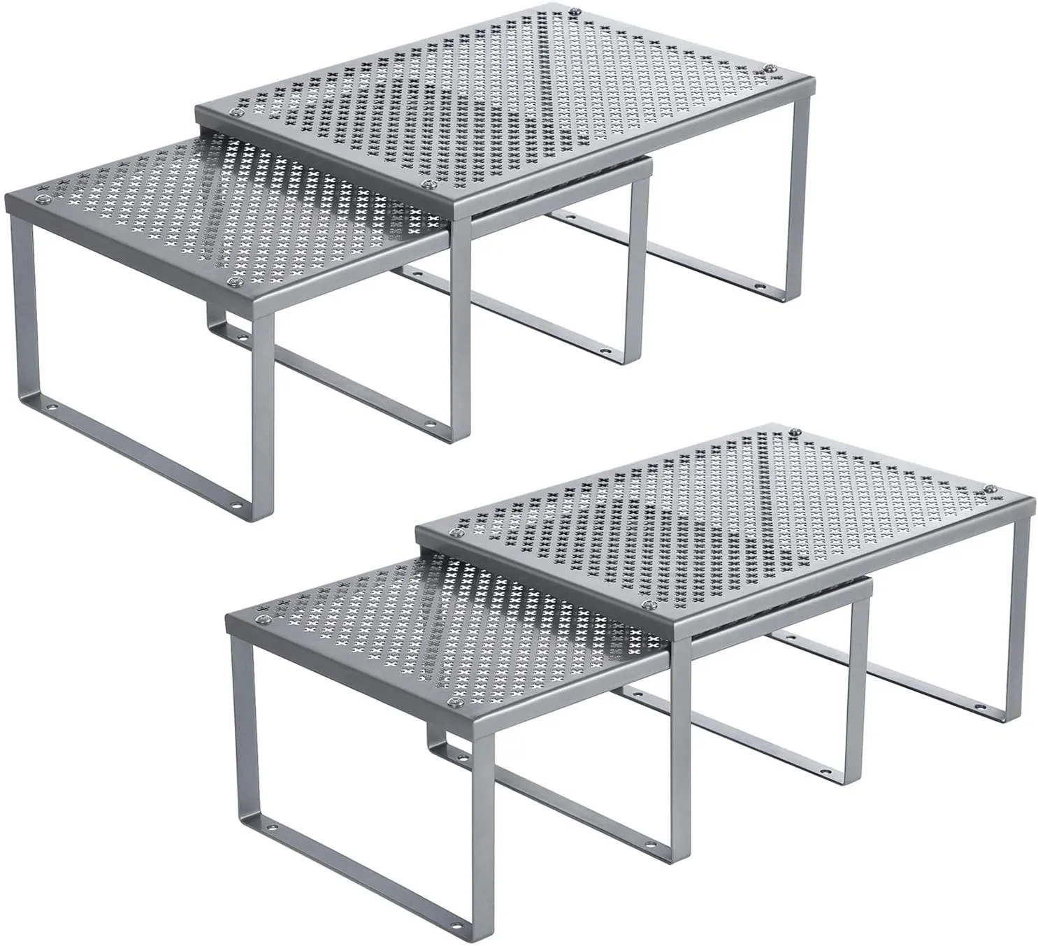 Cabinet Shelf Organizer, Stackable, Expandable