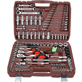 Car Repair Tool Ratchet Torque Wrench Spanner Screwdriver Socket Set Combo Tools Kit Bicycle Auto Repairing Tool Mechanic Tool A