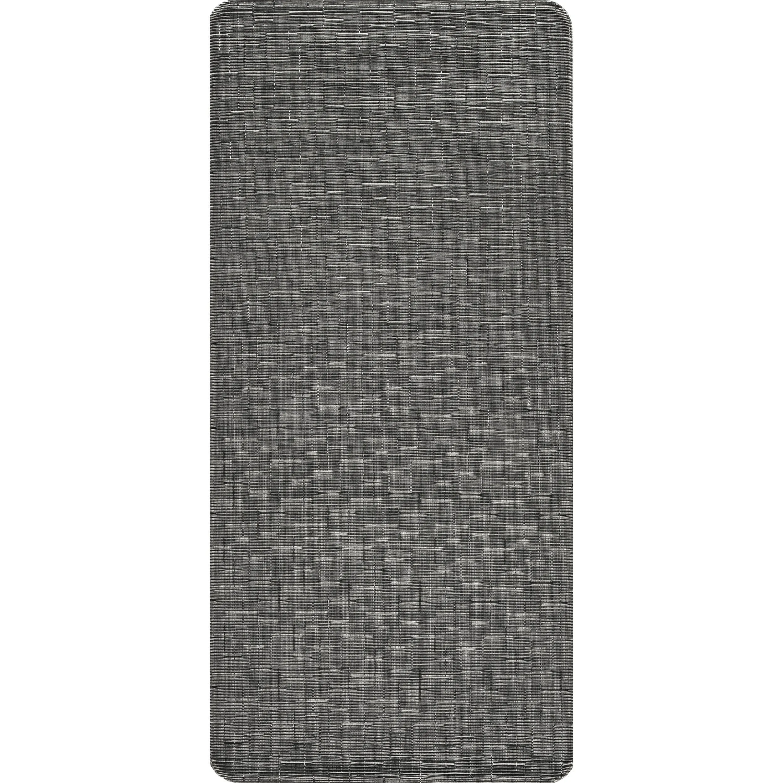 Casual Crosshatched Anti Fatigue Kitchen Or Laundry Room Comfort Mat
