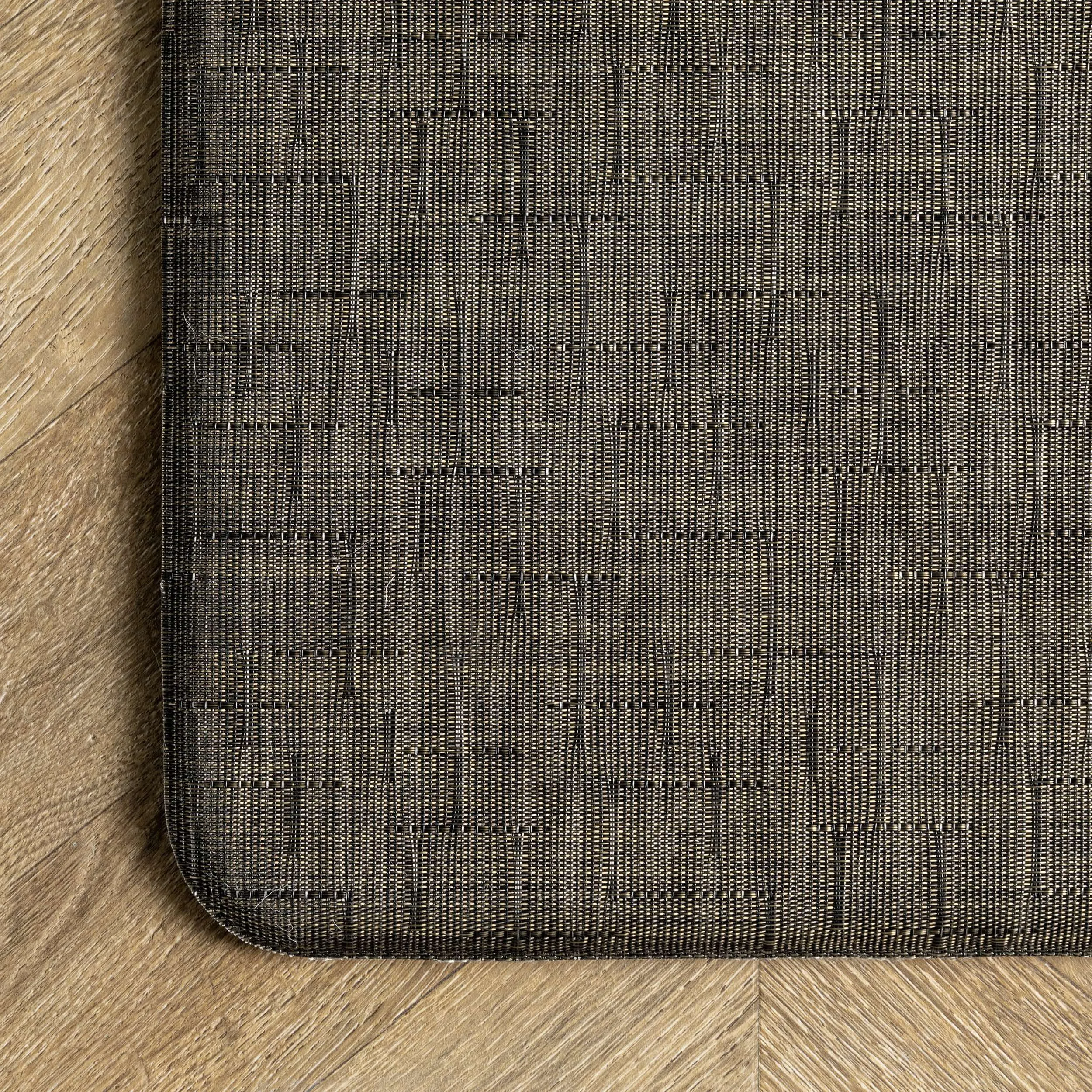 Casual Crosshatched Anti Fatigue Kitchen Or Laundry Room Comfort Mat