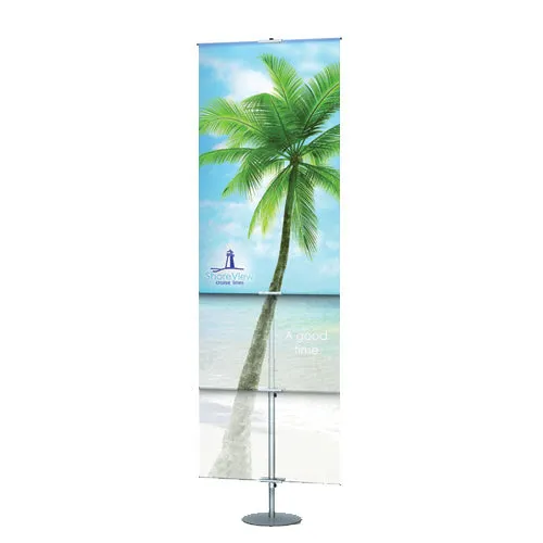 Classic Portable Adjustable Banner Stands | Height 24" to 42"