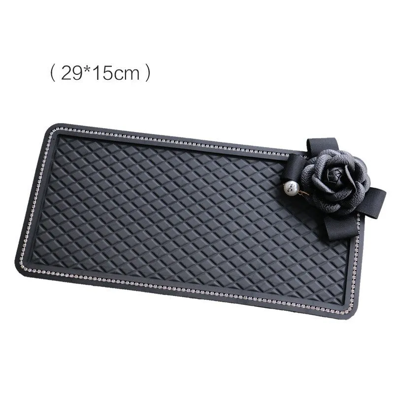 Color: Black, Style: 4style-L, Size:  - Car anti-slip mat Car