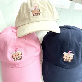 Cute Iced Coffee Embroidery Hat
