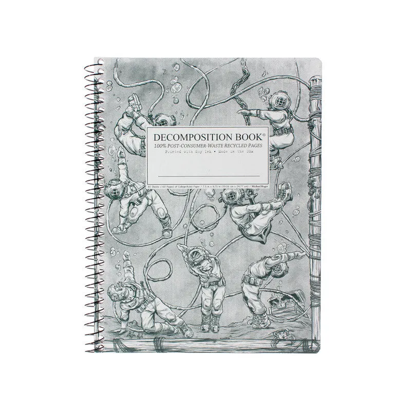 Decomposition Book Spiral Large Notebook