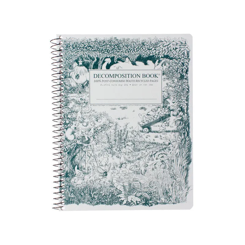 Decomposition Book Spiral Large Notebook