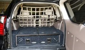 Dobinsons Rear Dual Roller Drawer System for Lexus GX460(without rear A/C system) with Fridge Slide and Side Panels