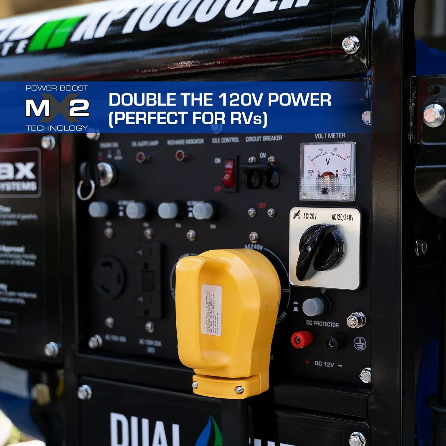 DuroMax XP10000EH Dual Fuel Portable Generator | 10,000 Watts