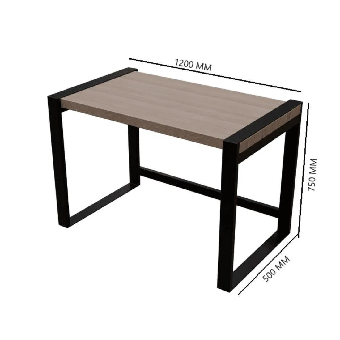 Fabio writing desk Beige finish