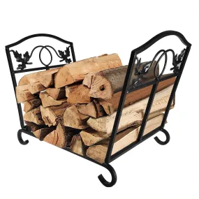 Fireplace Toolset Log Holder Wrought Iron Indoor Fire Wood Stove Model Number BG020