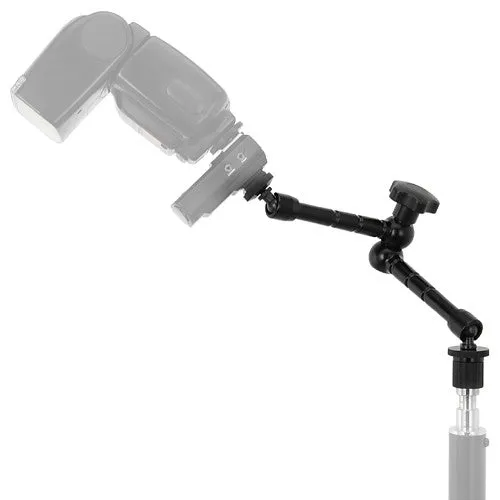 Fotodiox Large Power Arm 2800 - Variable Friction Articulated Modular Extension Arm with Male Hot Shoe Mount and 1/4" Camera Mount Included - Large