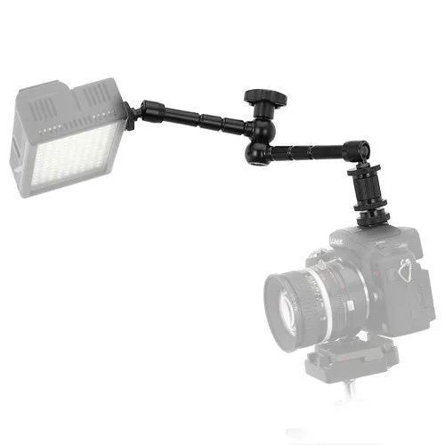 Fotodiox Large Power Arm 2800 - Variable Friction Articulated Modular Extension Arm with Male Hot Shoe Mount and 1/4" Camera Mount Included - Large