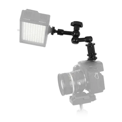 Fotodiox Small Power Arm 1950 - Variable Friction Articulated Modular Extension Arm with Male Hot Shoe Mount and 1/4" Camera Mount Included - Small