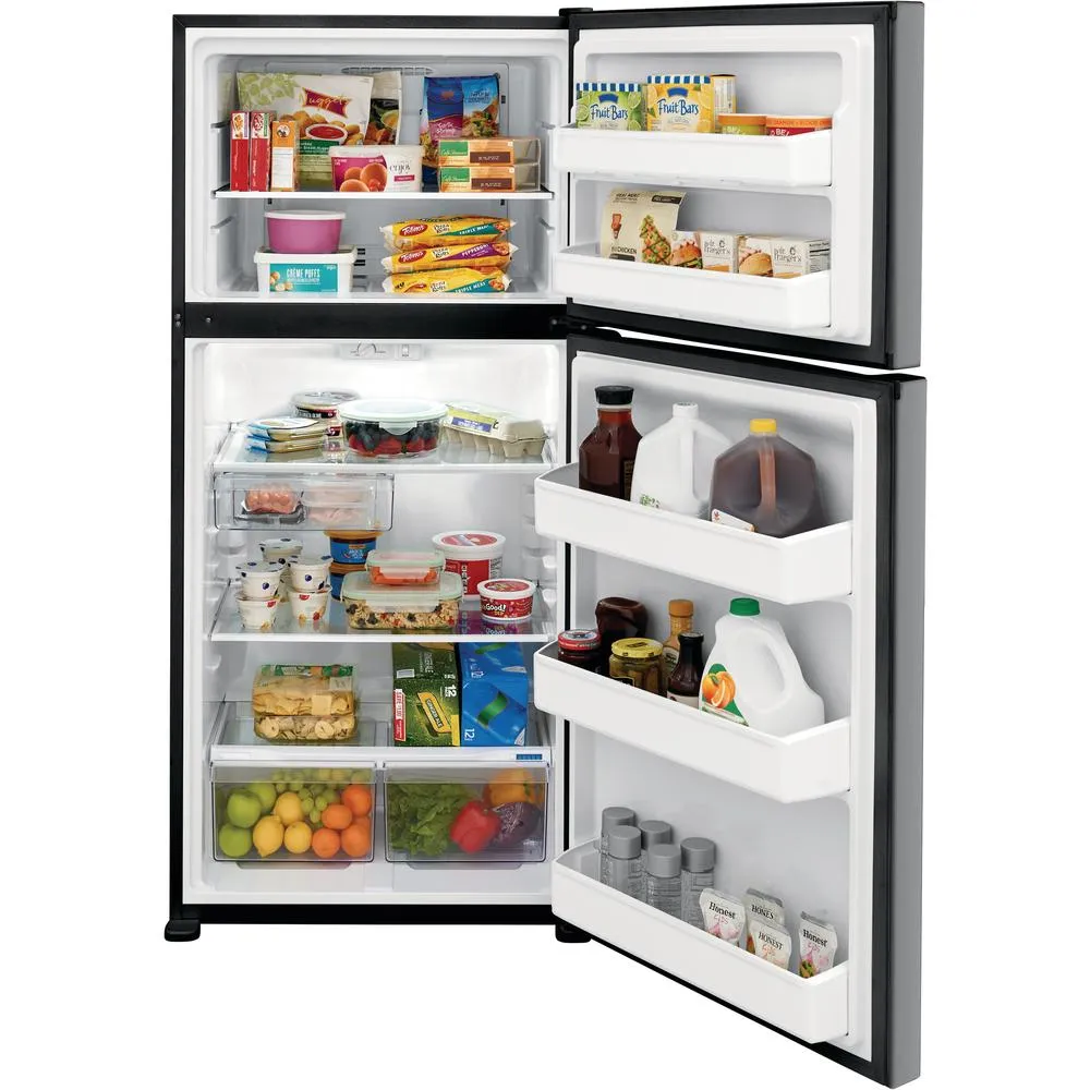 Frigidaire - 18.3 cu. ft. Top Freezer Refrigerator - Stainless Steel