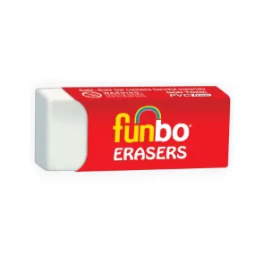 Funbo Small Eraser Poly Bag 15 Pcs Pack