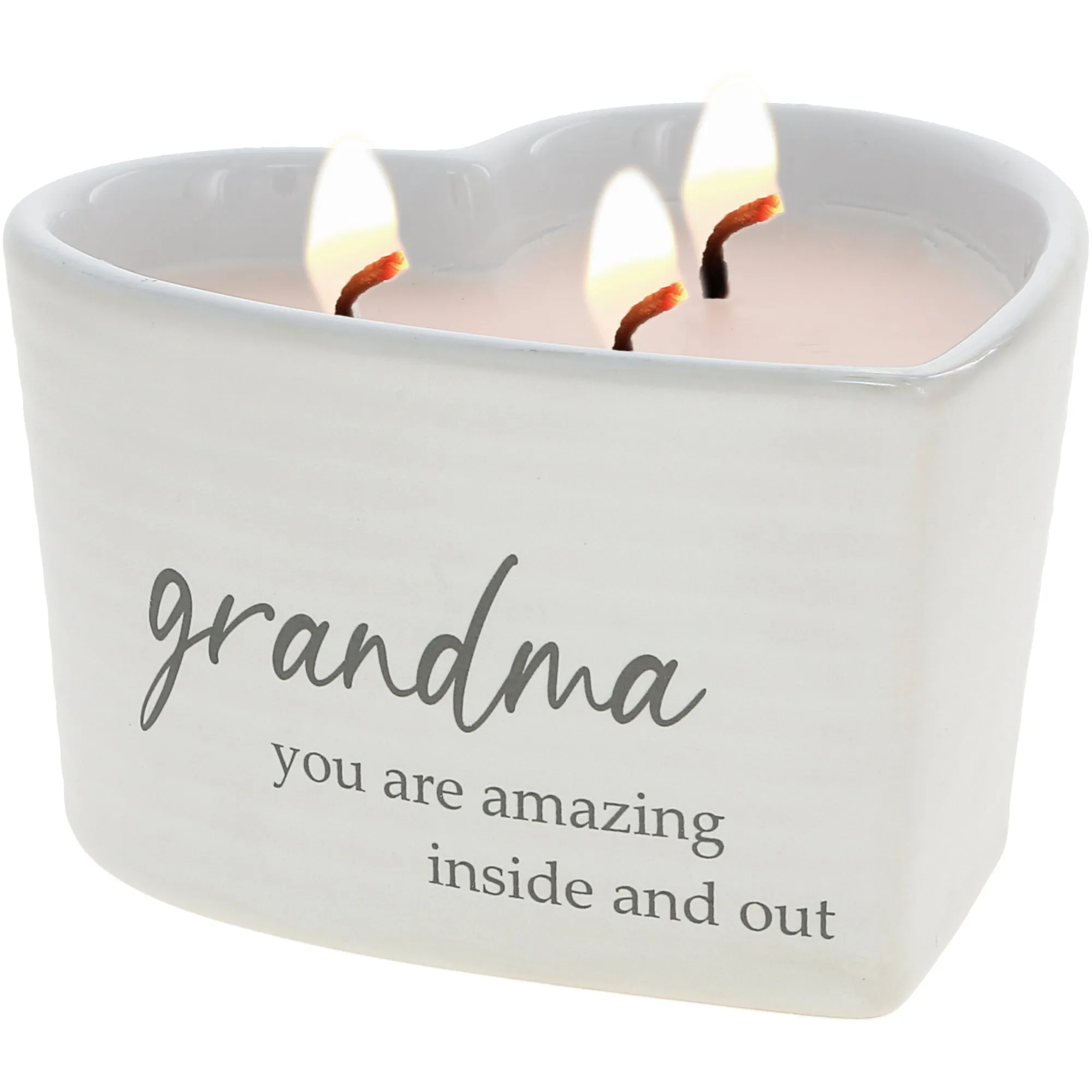 Grandma 8 oz - 100% Soy Wax Reveal Triple Wick Candle with Matches Scent: Vanilla