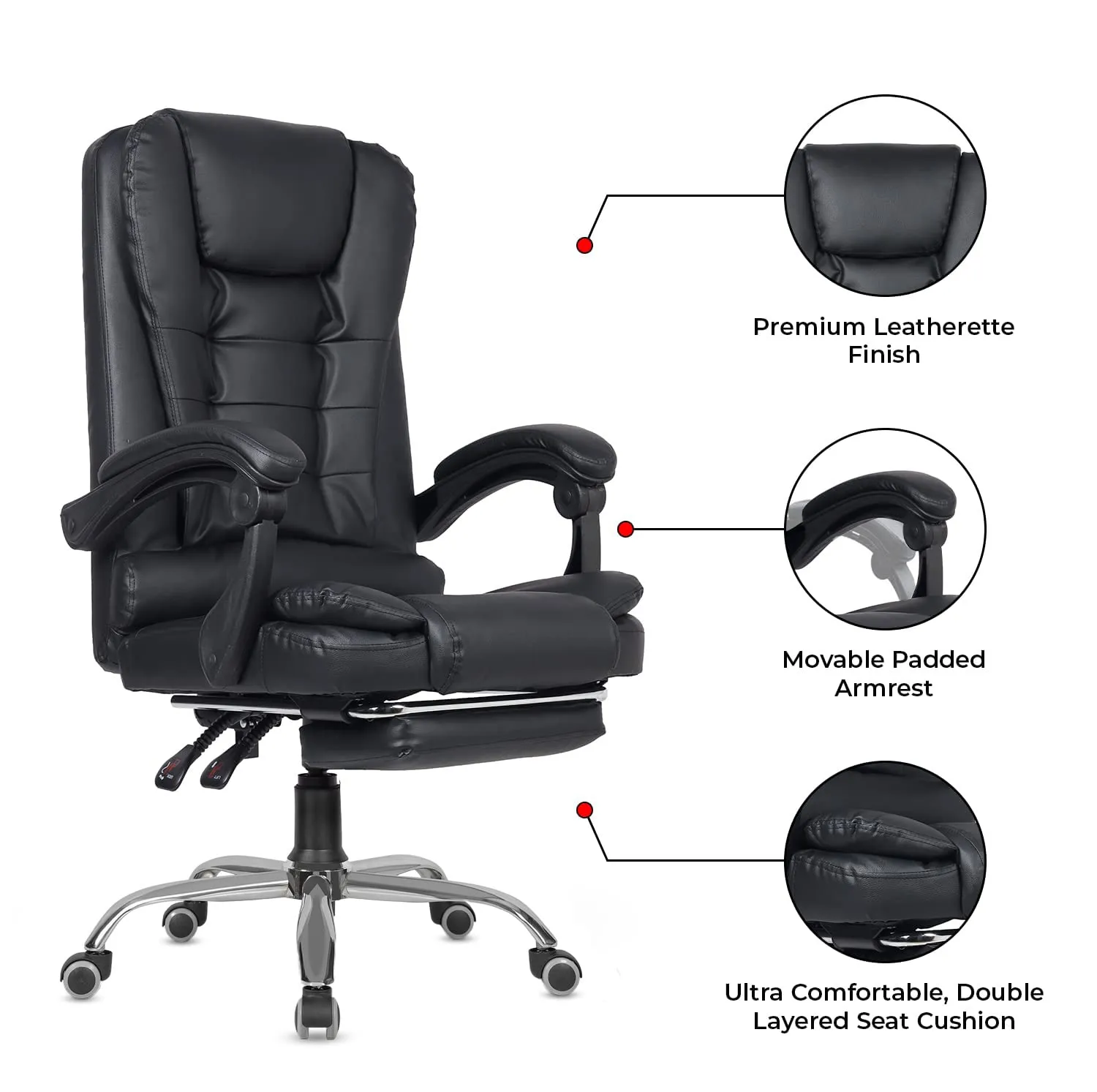 Green Soul Renewed Urbane Pro Leatherette Executive Chair