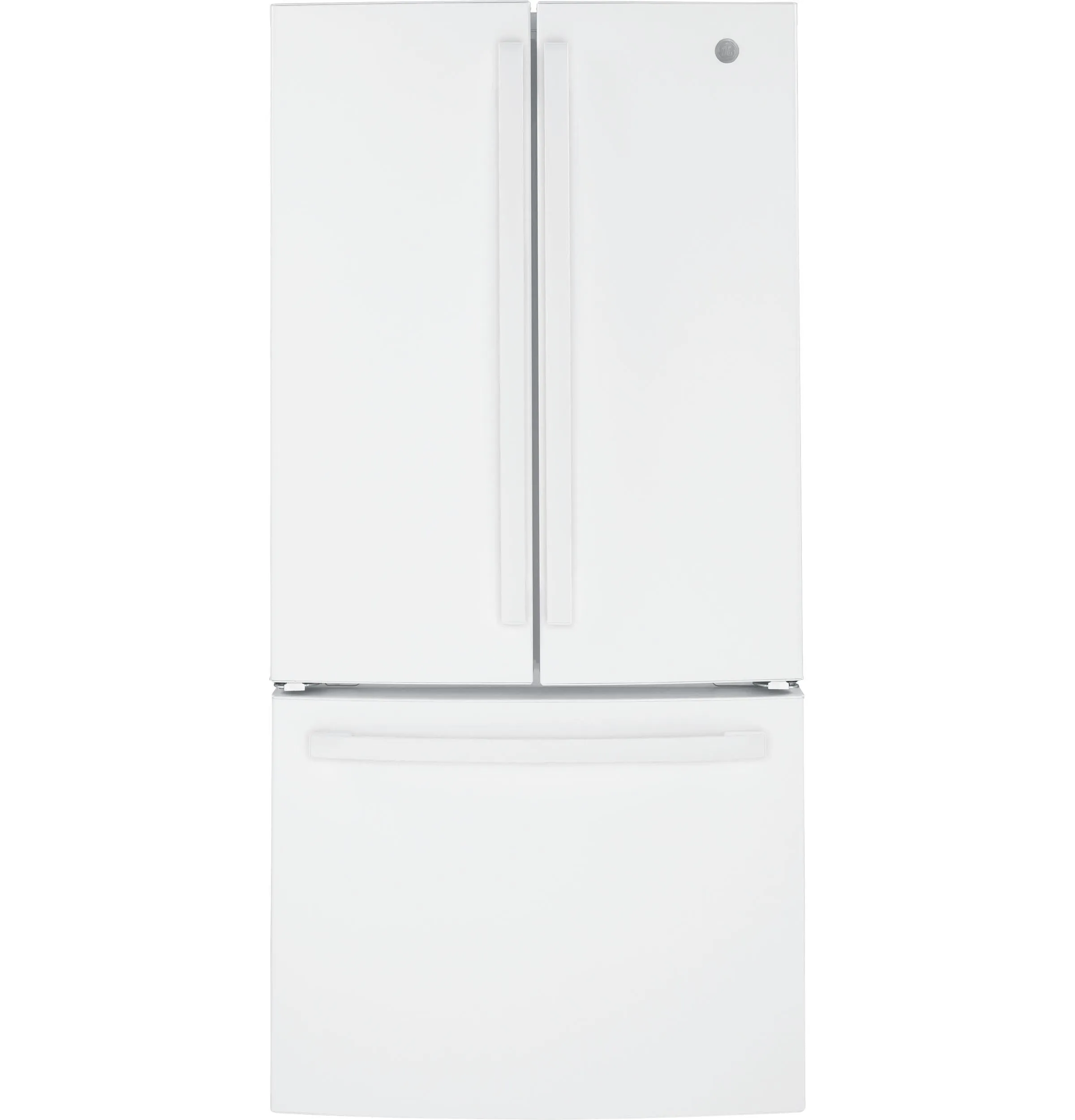 GWE19JGLWW GE® ENERGY STAR® 18.6 Cu. Ft. Counter-Depth French-Door Refrigerator