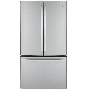 GWE23GYNFS GE® ENERGY STAR® 23.1 Cu. Ft. Counter-Depth Fingerprint Resistant French-Door Refrigerator