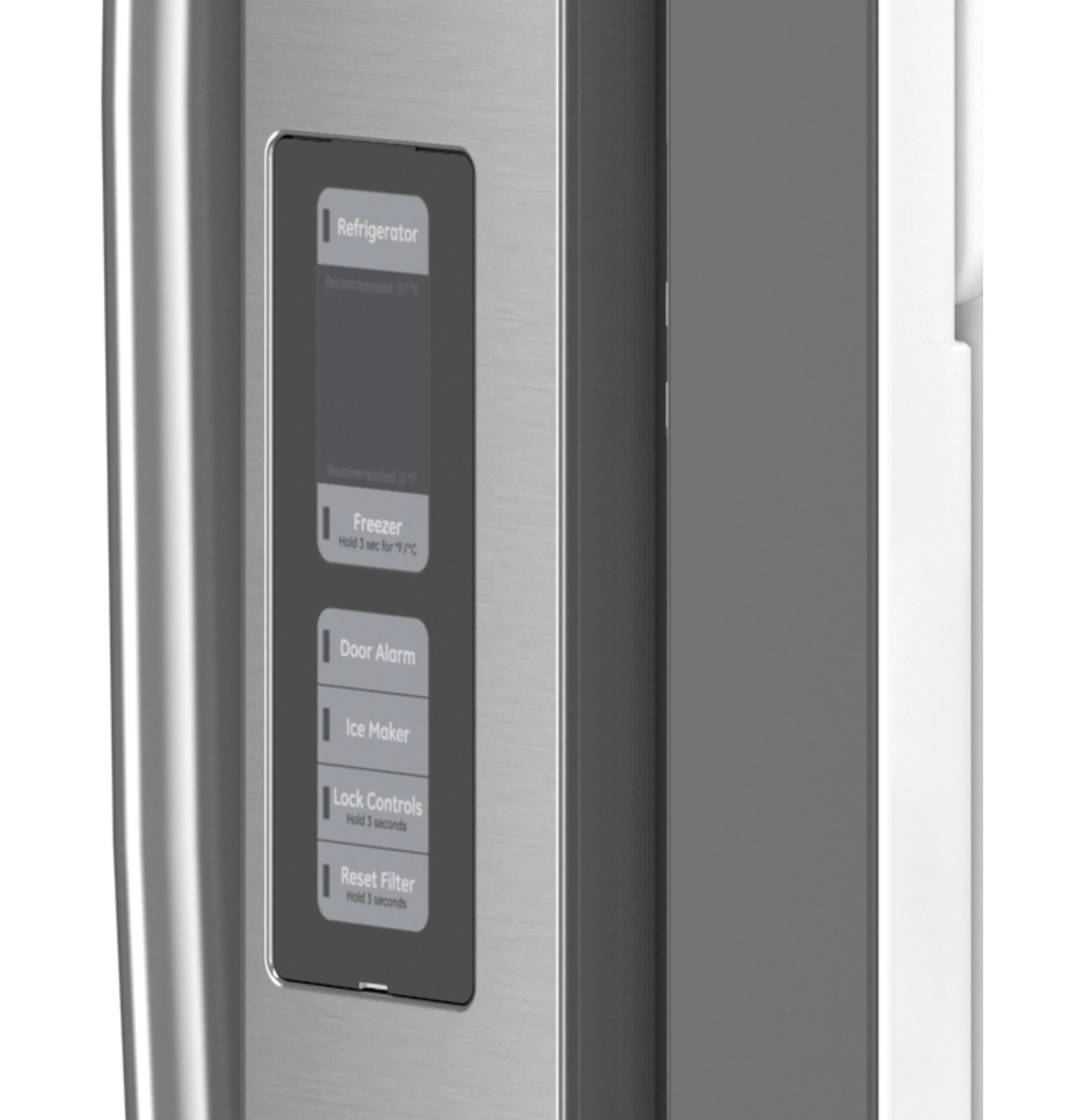 GWE23GYNFS GE® ENERGY STAR® 23.1 Cu. Ft. Counter-Depth Fingerprint Resistant French-Door Refrigerator