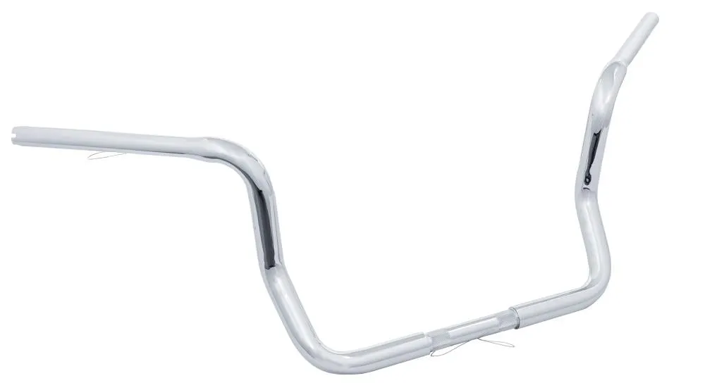 Handlebar 1-1/4 in (32mm) Fat Bagger for Touring Bikes - Chrome - Highway Hawk H55-285