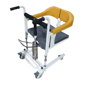 Home Care shift Adjustable Lifting Manual Patient Transfer Commode Chair