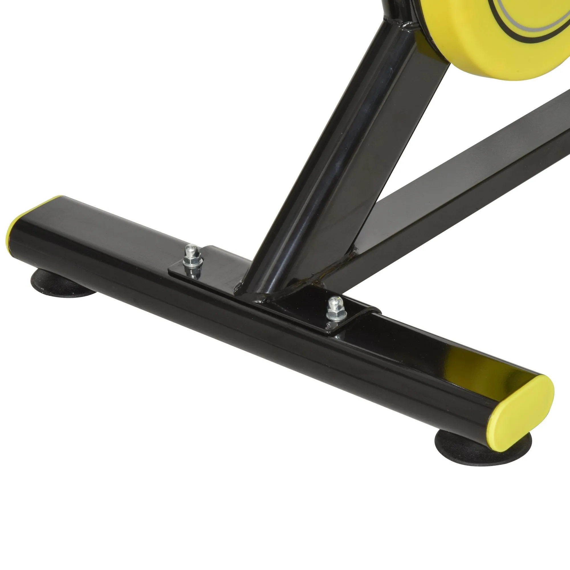 Indoor Exercise Bike with Belt Drive Adjustable Resistance Seat Handlebar