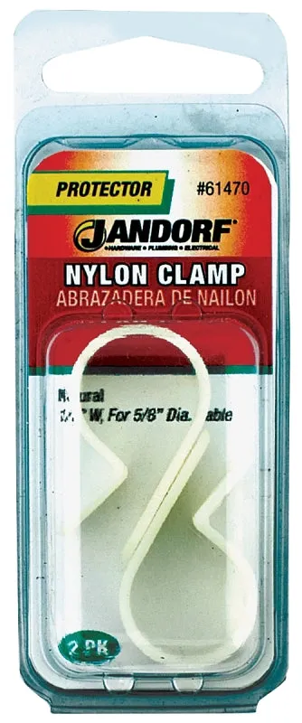 Jandorf 61470 Cable Clamp, Nylon, Natural :CD: QUANTITY: 1
