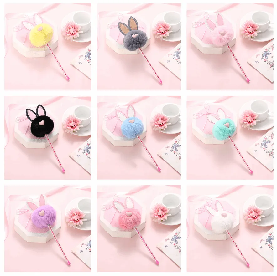 Kawaii Plush Bunny Ear Pens