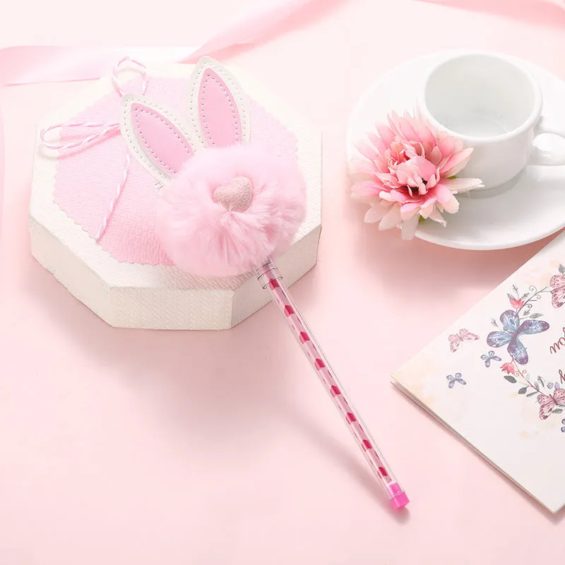 Kawaii Plush Bunny Ear Pens