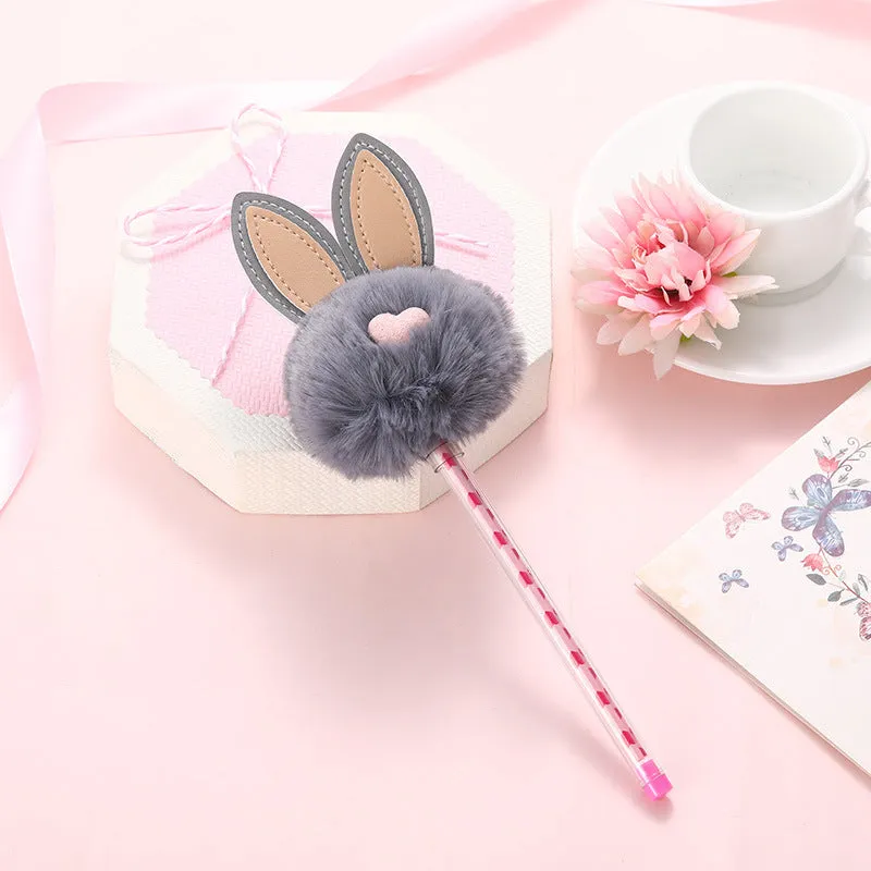 Kawaii Plush Bunny Ear Pens
