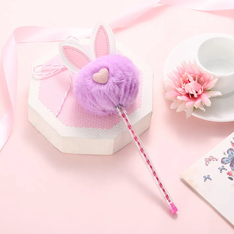 Kawaii Plush Bunny Ear Pens