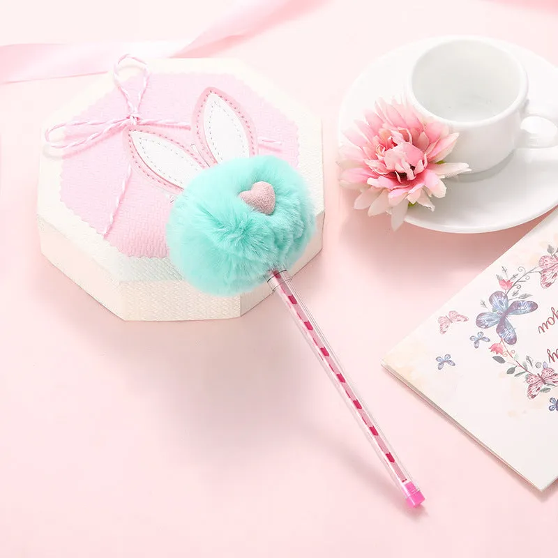 Kawaii Plush Bunny Ear Pens