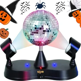 Kicko Disco Light - Multi-Colored Led Revolving Strobe Light Ball - For Stage Lights