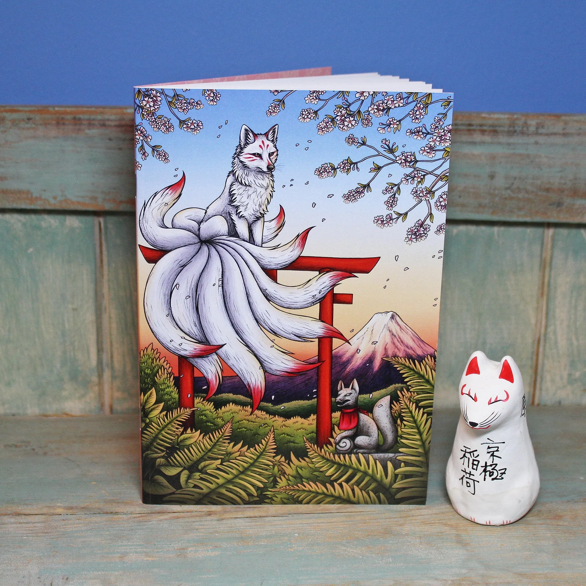 Kitsune Illustration Notebook
