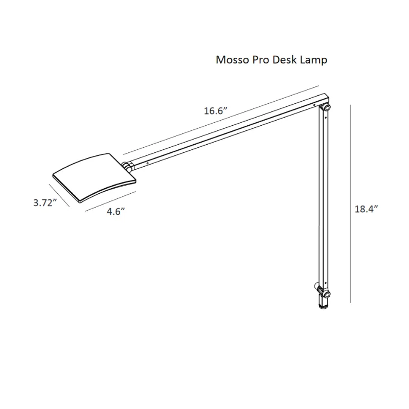 Koncept AR2001 Mosso Pro LED Desk Lamp, Wall Mount