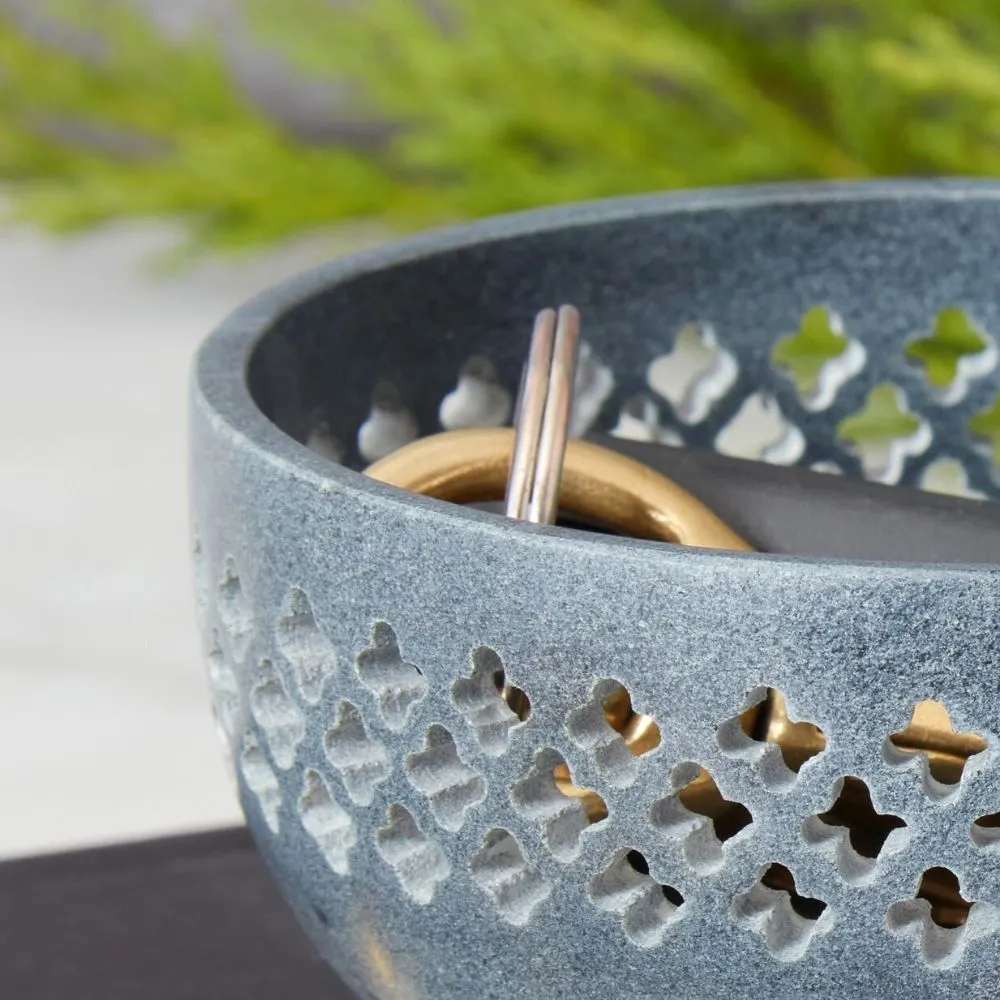 Lattice Keys Paper Clips Ring Dish