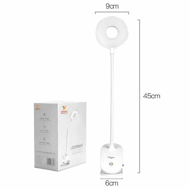 LED 3 Modes Clip Desk Lamp - Eye Protection Reading Table Lamps