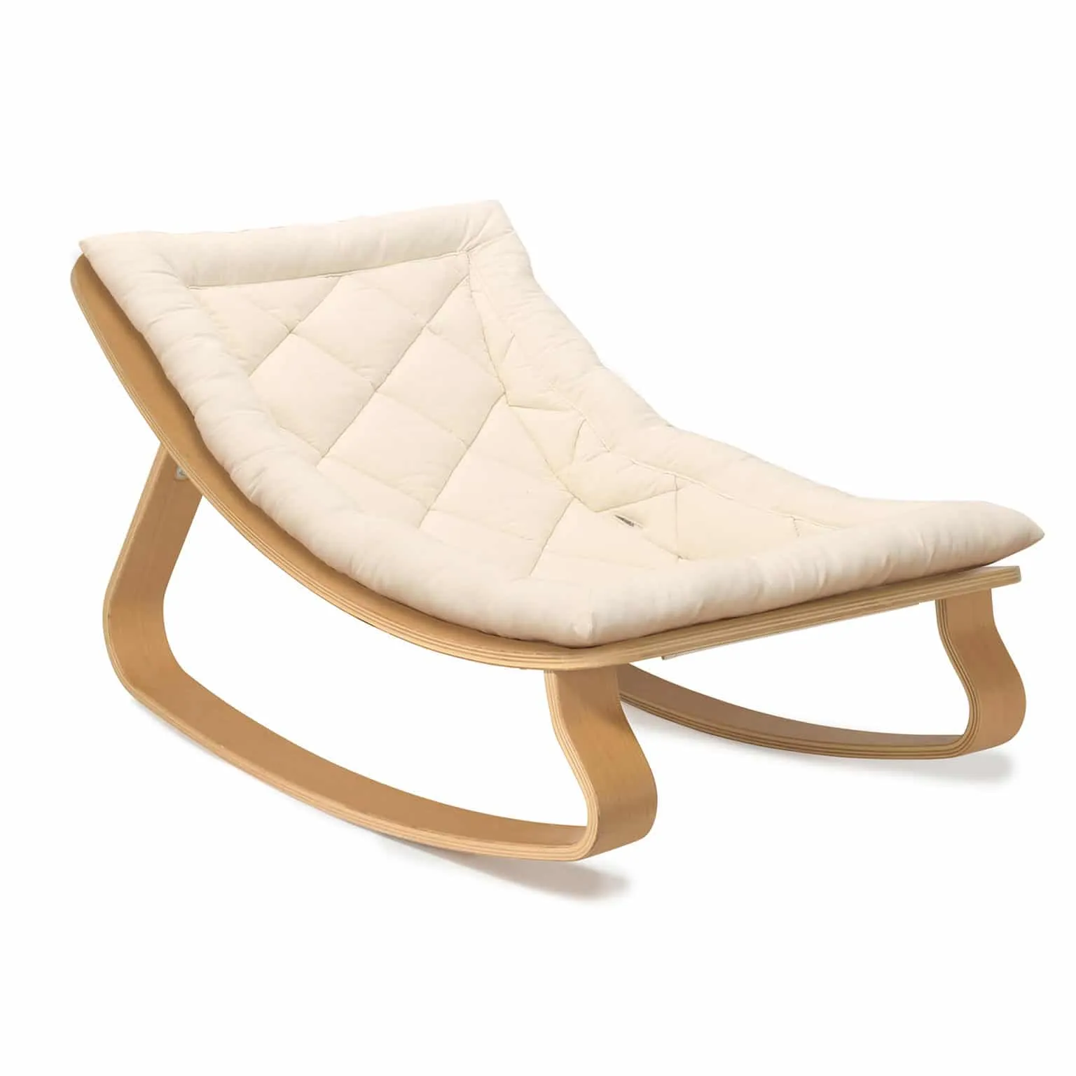 LEVO Baby Rocker | Beech   Organic Milk by Charlie Crane