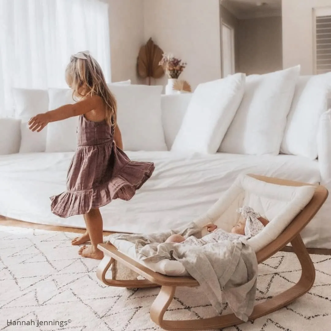 LEVO Baby Rocker | Beech   Organic Milk by Charlie Crane