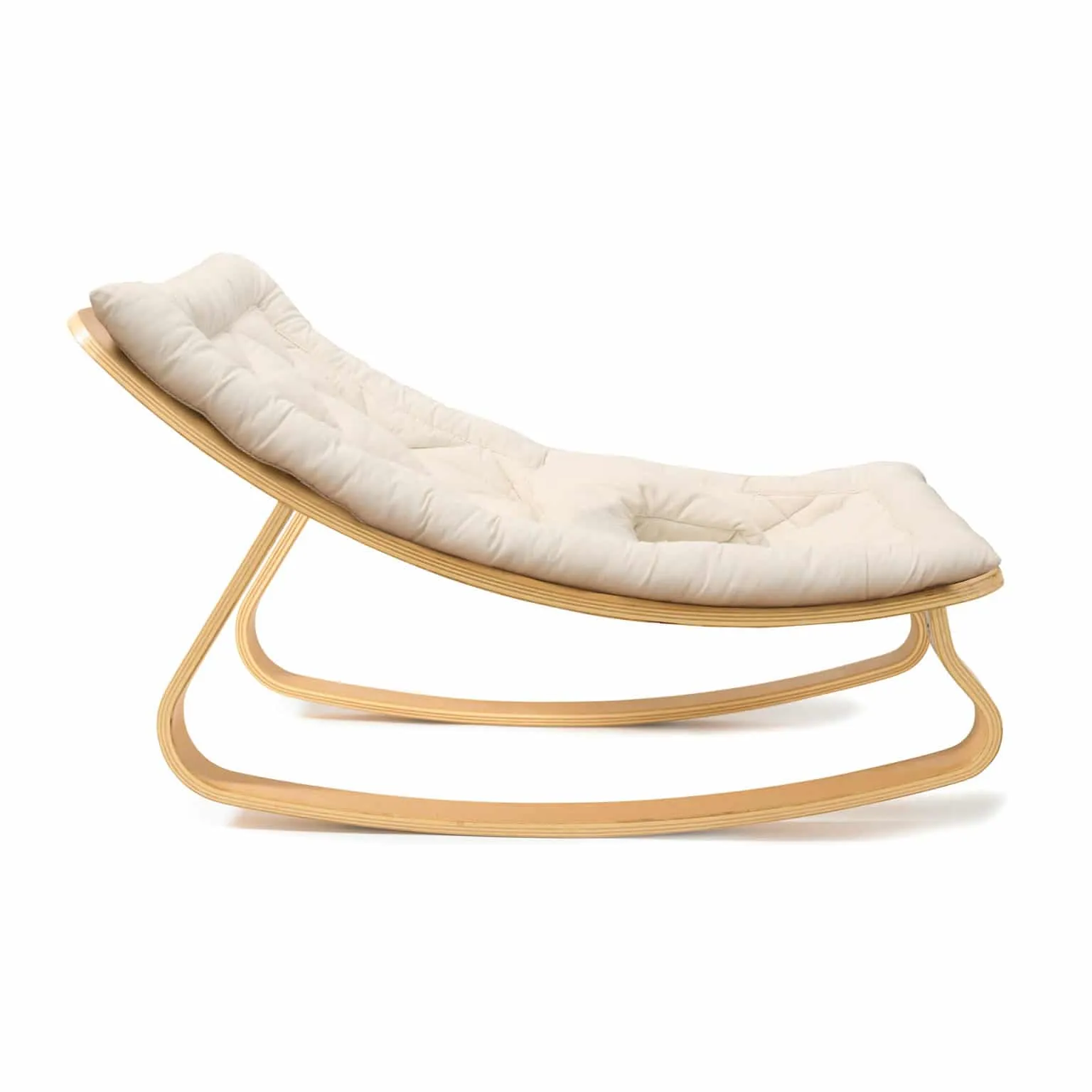 LEVO Baby Rocker | Beech   Organic Milk by Charlie Crane